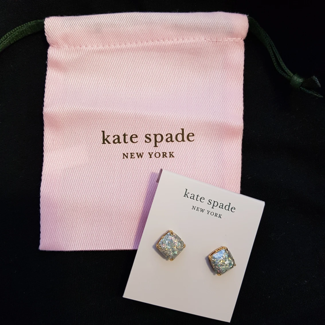 NEW Kate Spade Opal glitter Earrings thumbnail