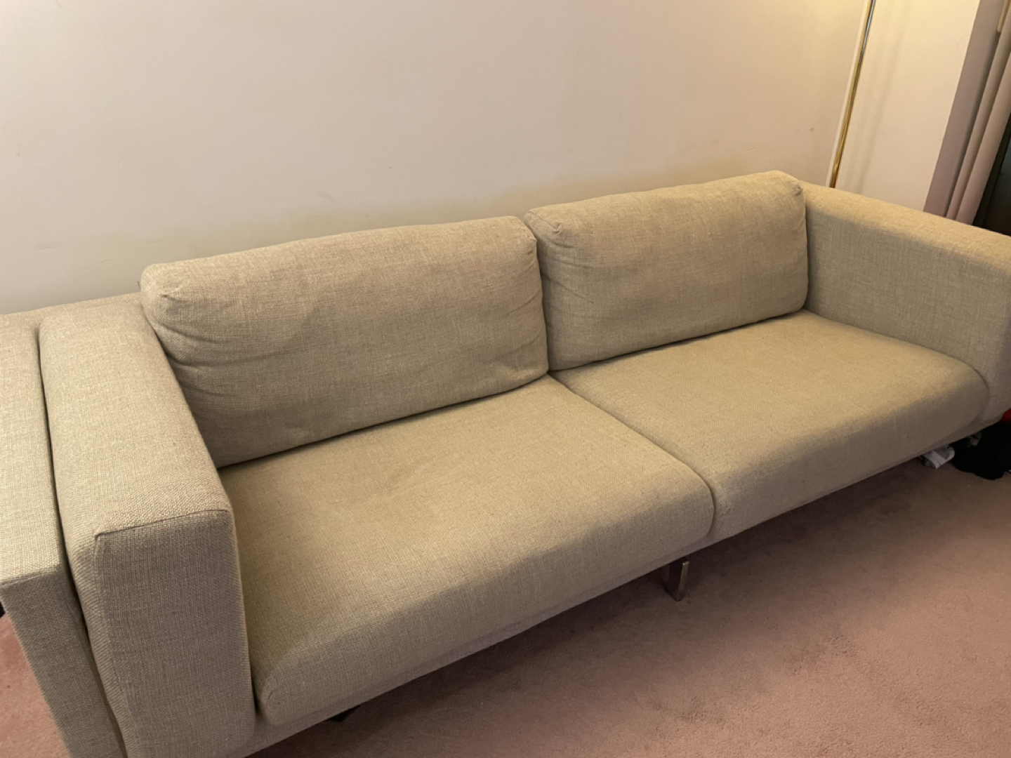 IKEA Nockeby beige sofa for sale