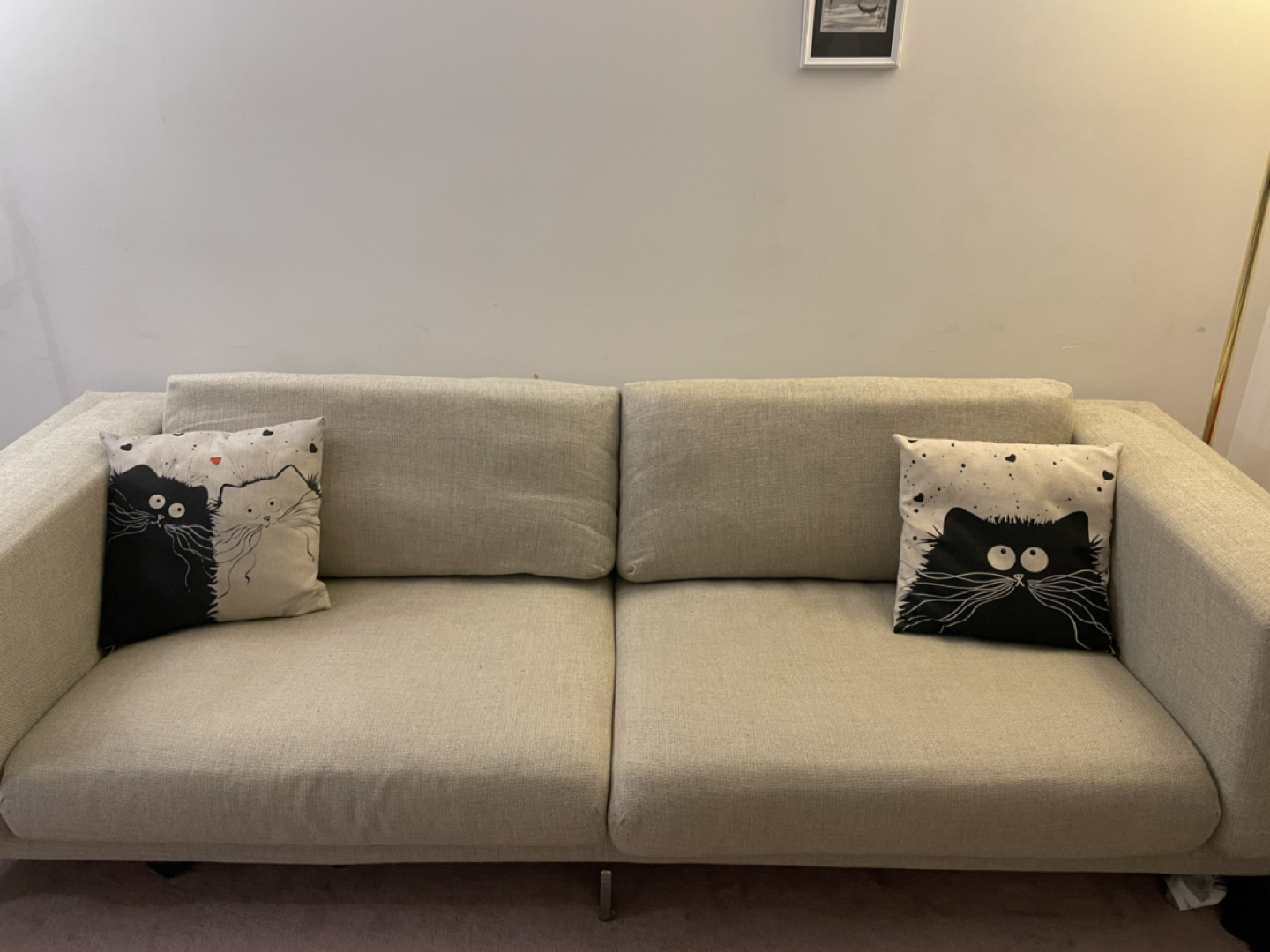 IKEA Nockeby beige sofa for sale - photo 2