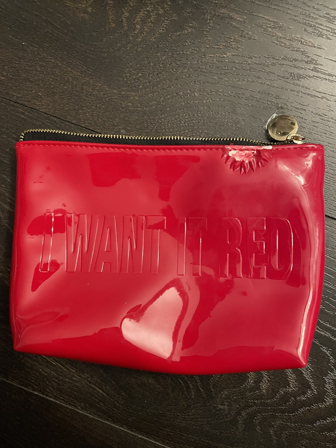 Ysl red cosmetic pouch image indicator(2)