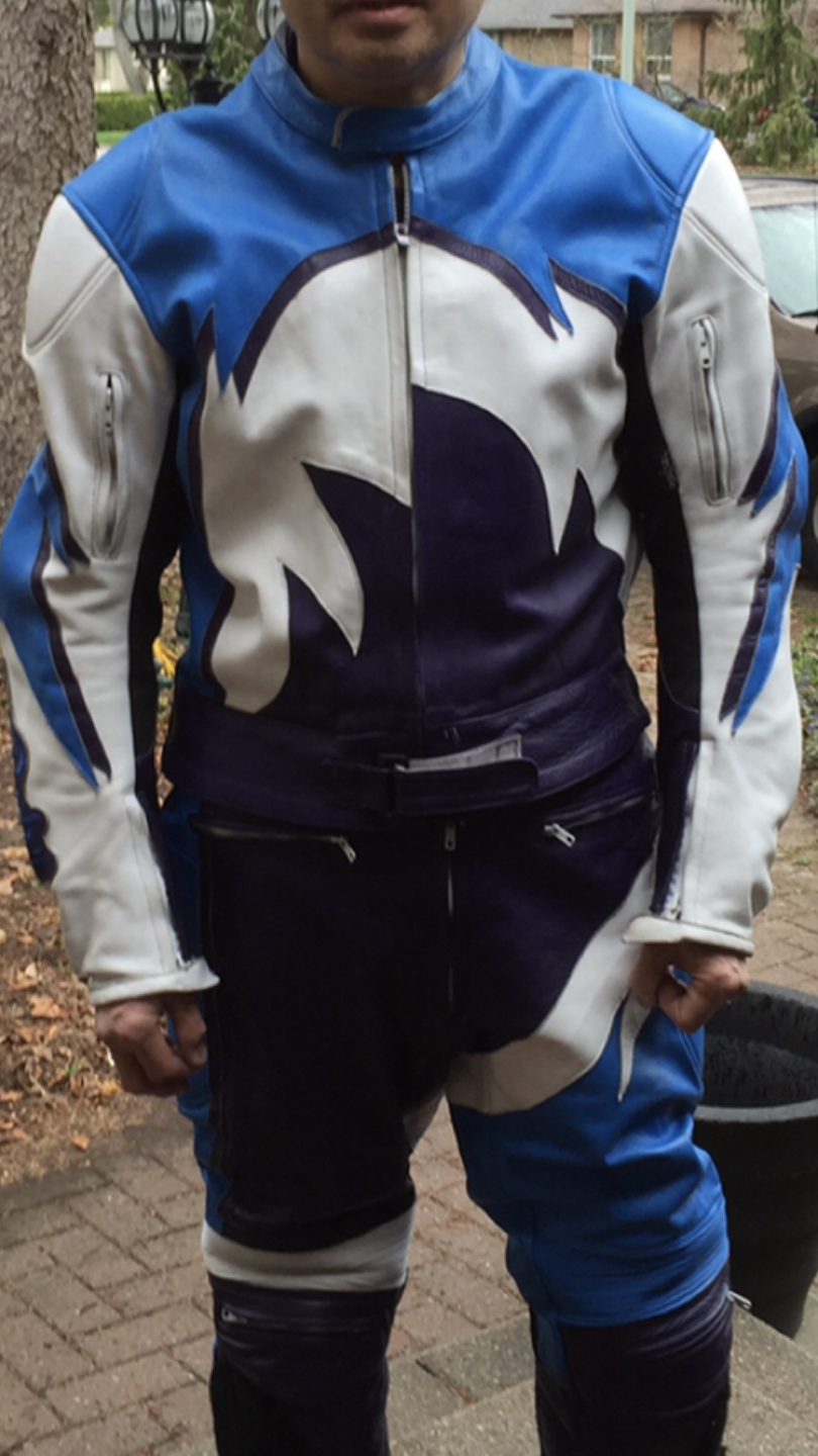 Joe Rocket leather jacket and pants riding gear - photo 4