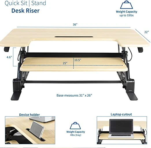 VIVO Stand up Desk Converter - photo 2