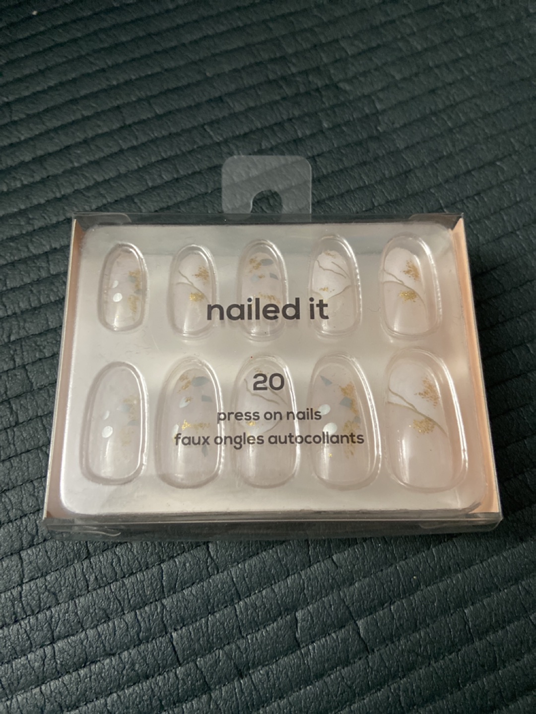#fakenails set + French tip template thumbnail