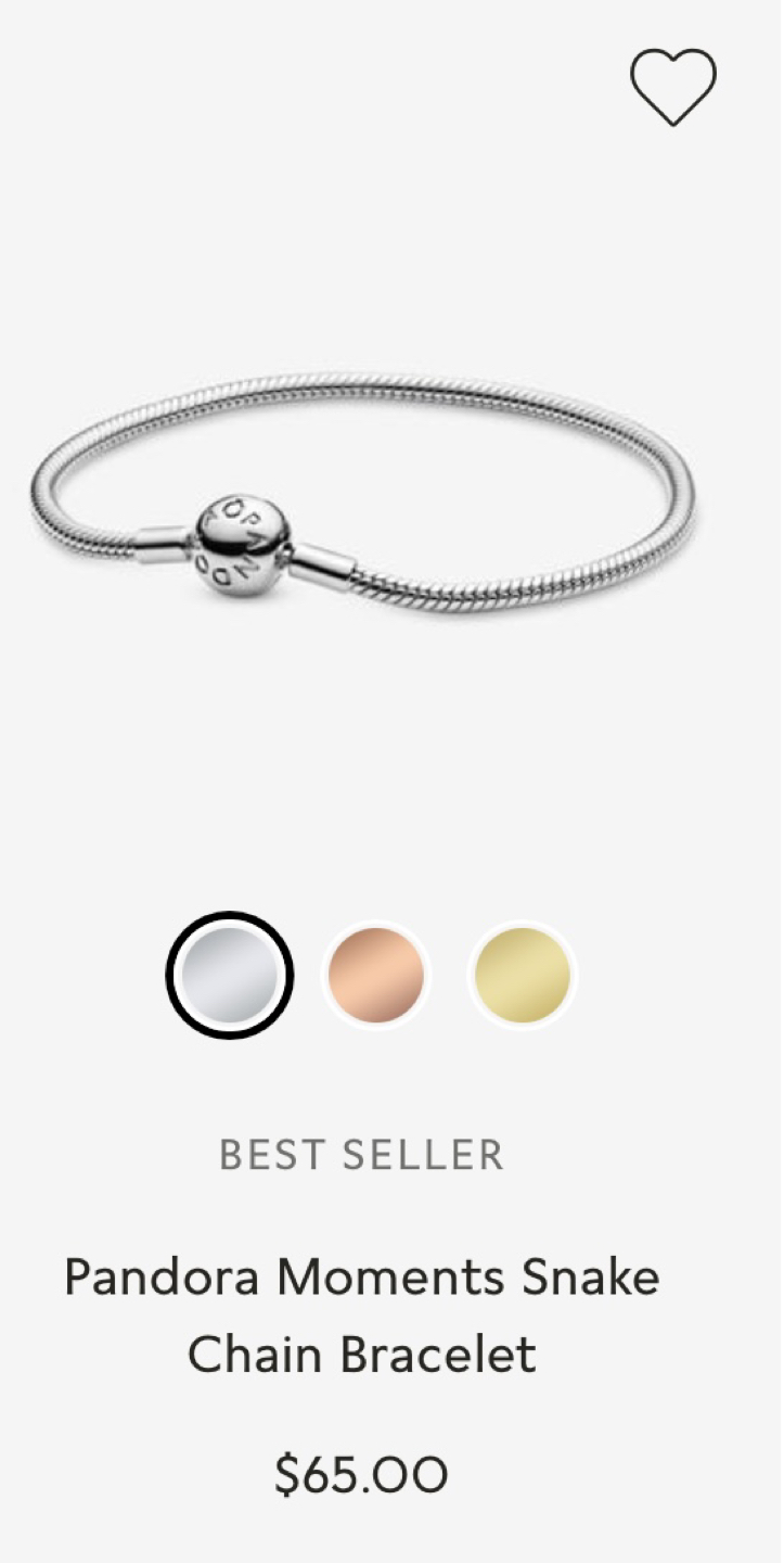 Pandora bracelet (with 5 charms) - photo 5