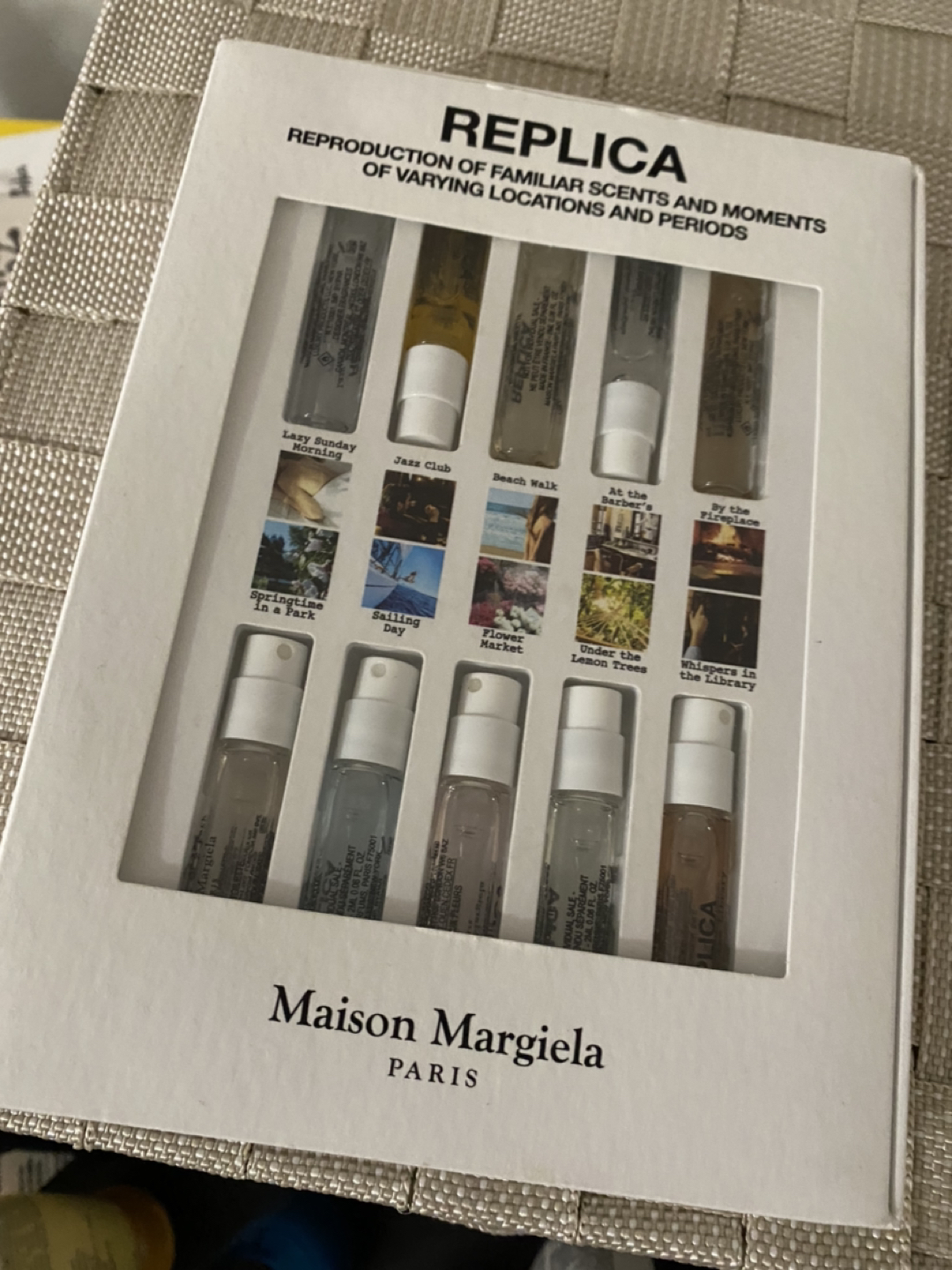 Maison margiela mini perfume set