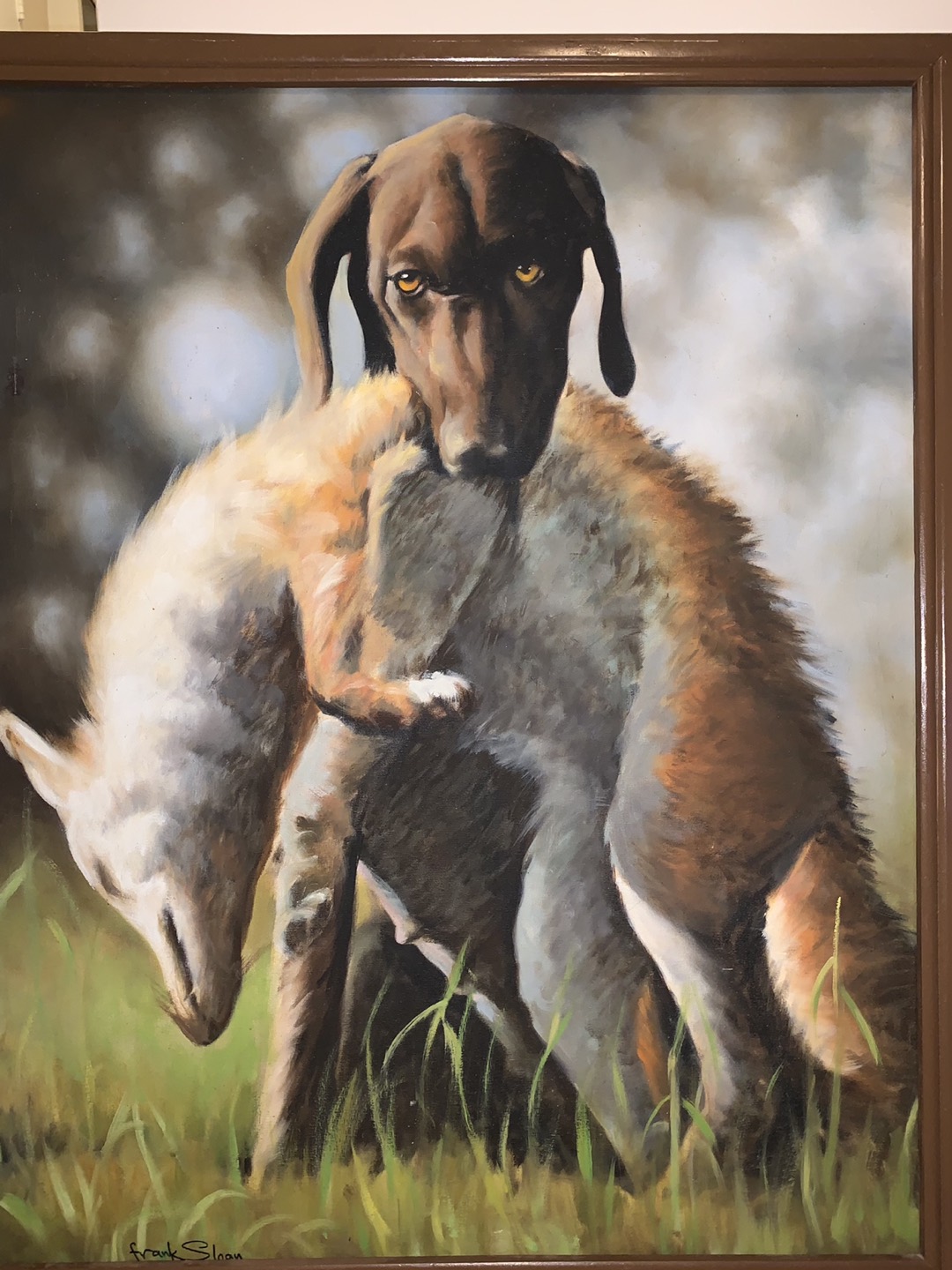 Hunting Dog Oil Painting Art image indicator(2)