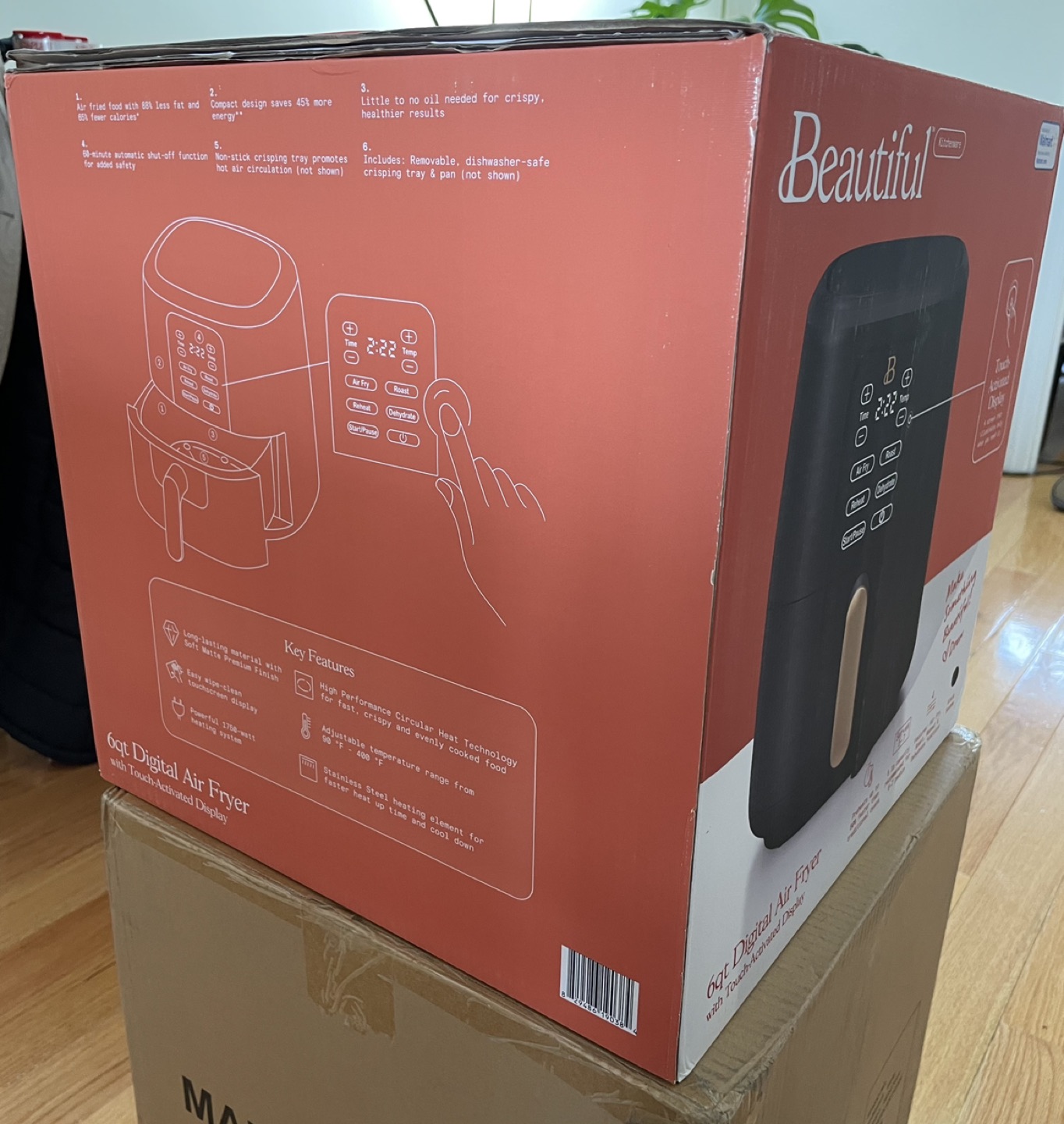 Beautiful 6 Quart Touchscreen Air Fryer by Drew Barrymore - photo 3