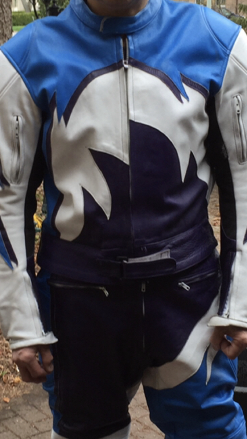 Joe Rocket leather jacket and pants riding gear image indicator(3)