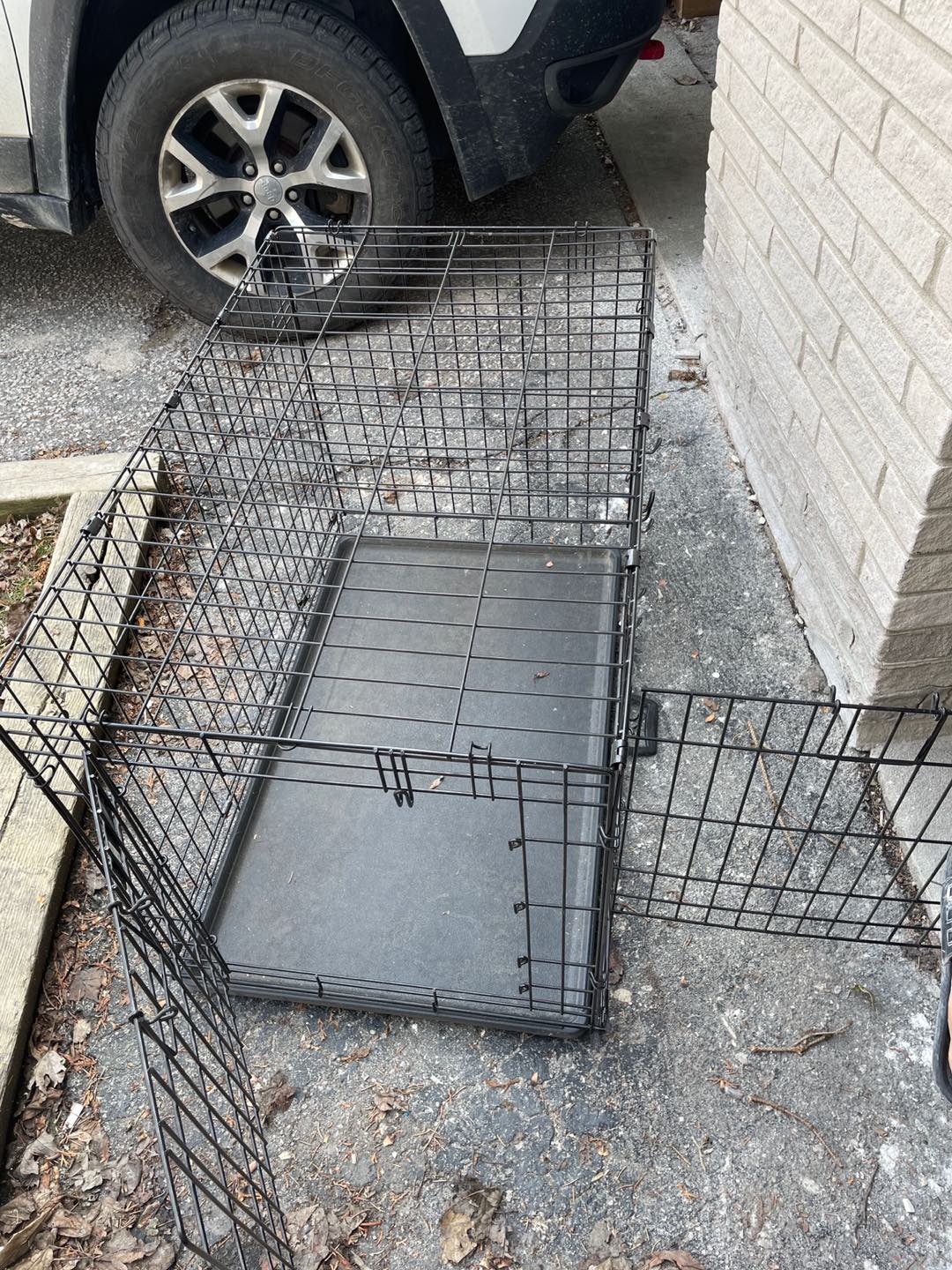 Top Paw® Double Door Folding Wire Dog Crate - photo 4