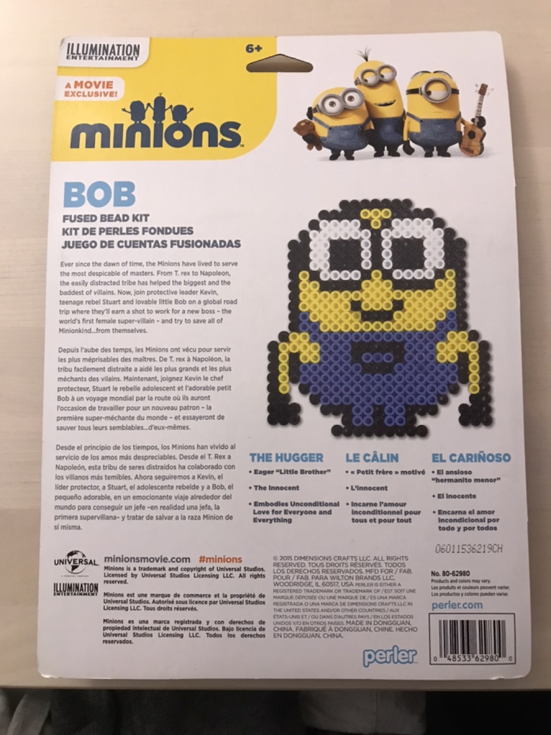 Minion (Despicable Me) fuse bead kit image indicator(2)
