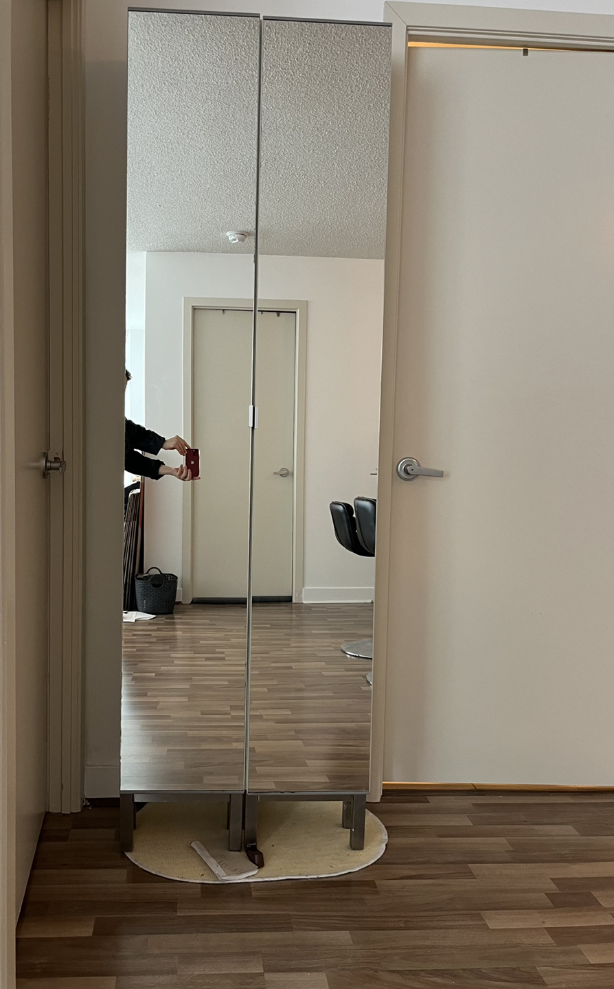 Ikea cabinet with mirror doors thumbnail