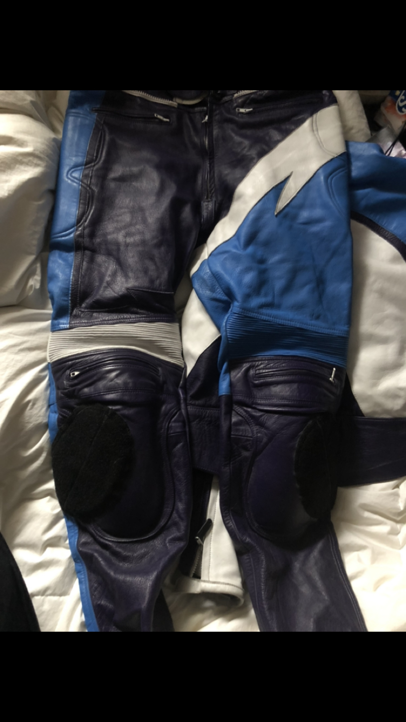 Joe Rocket leather jacket and pants riding gear - photo 2