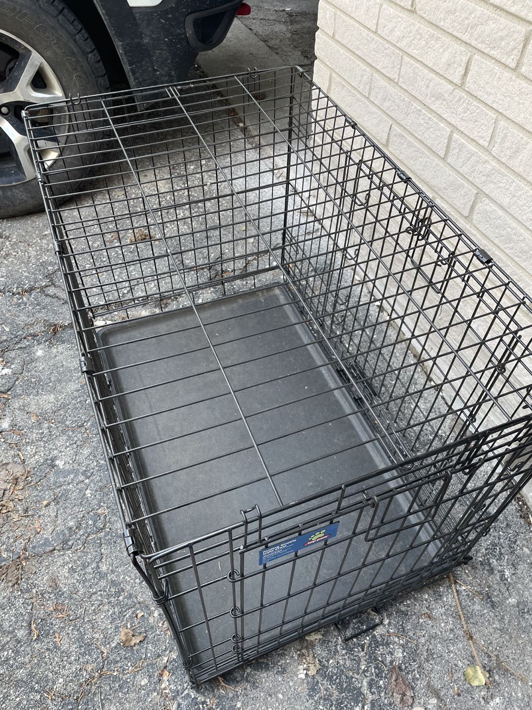 Top Paw® Double Door Folding Wire Dog Crate - photo 3