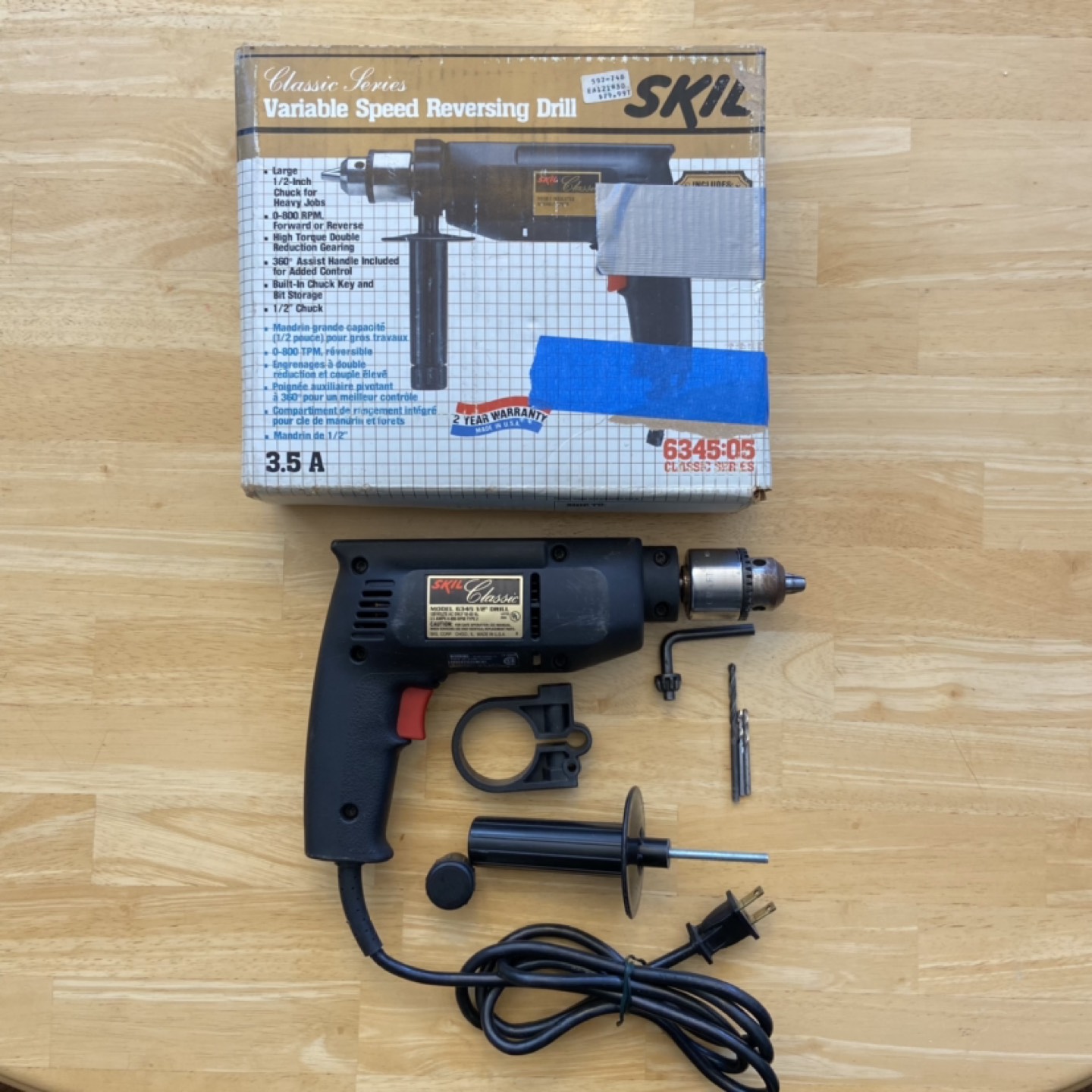 SKIL - VARIABLE SPEED REVERSING DRILL - photo 2