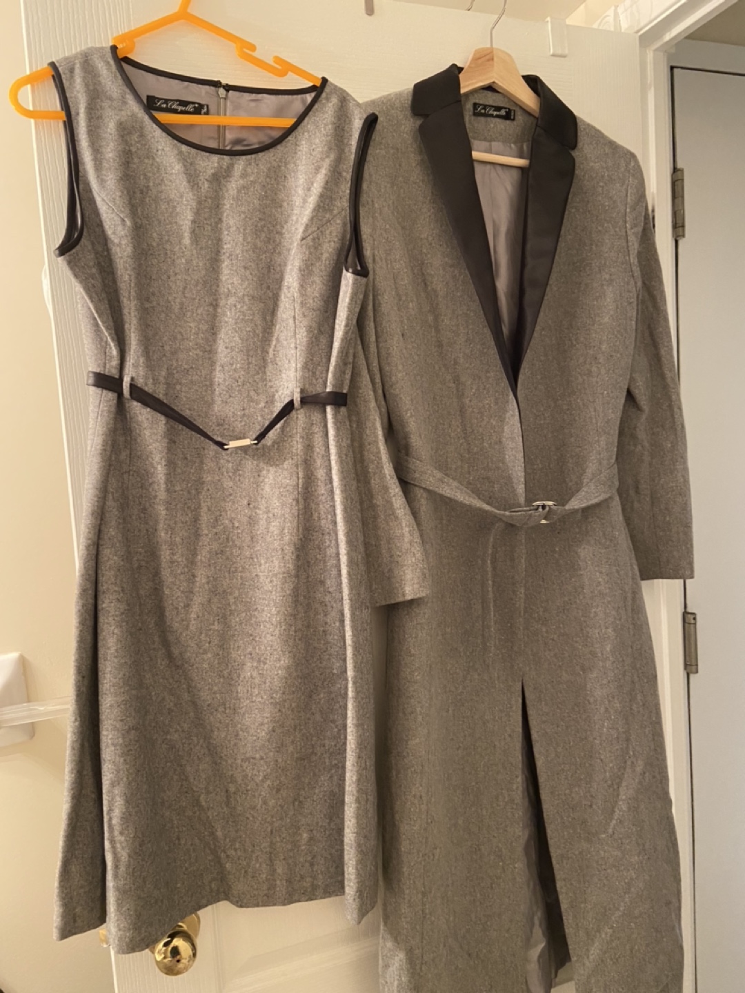 2 piece dress and coat
