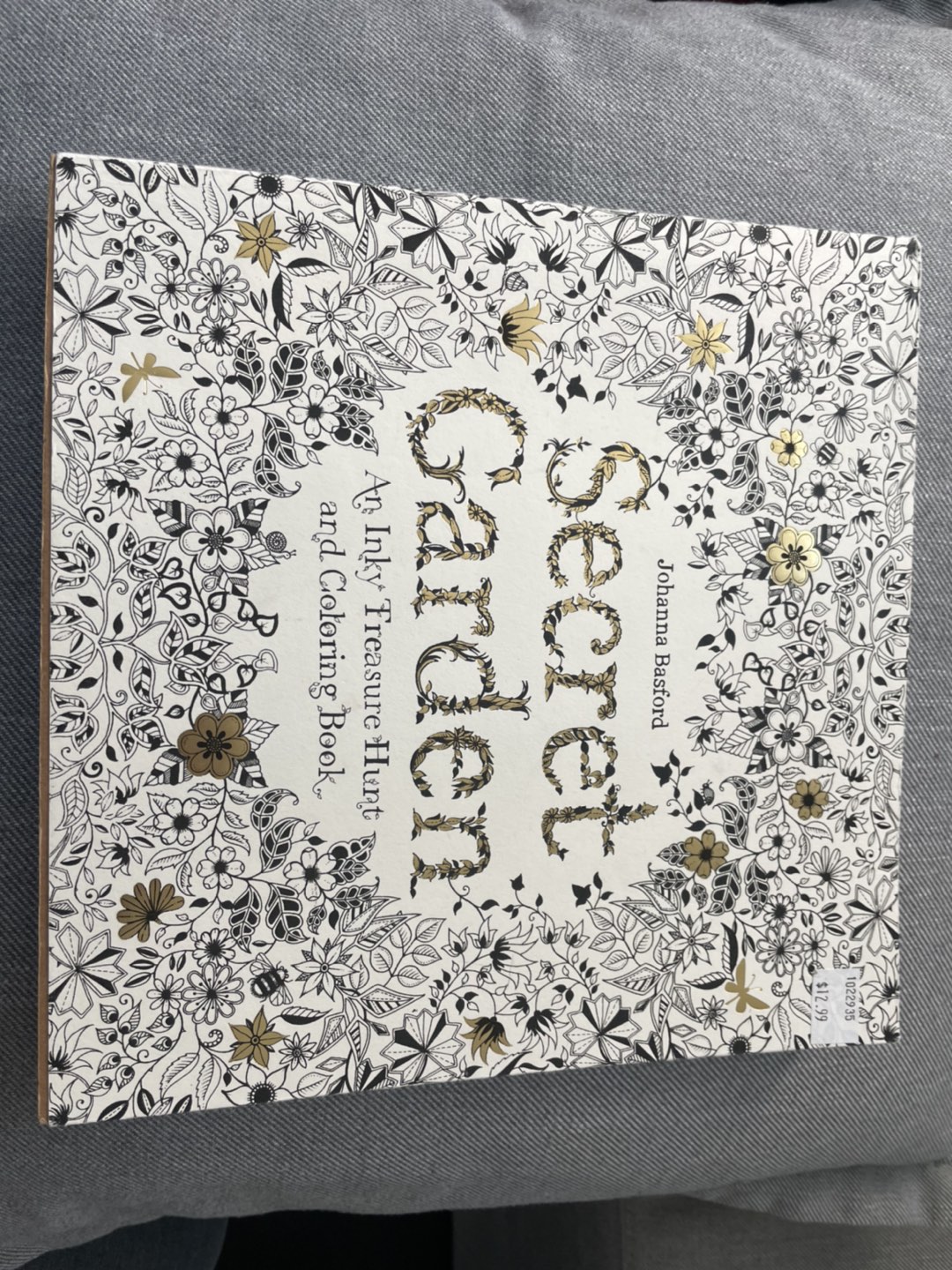 Secret garden colouring book #freecycle