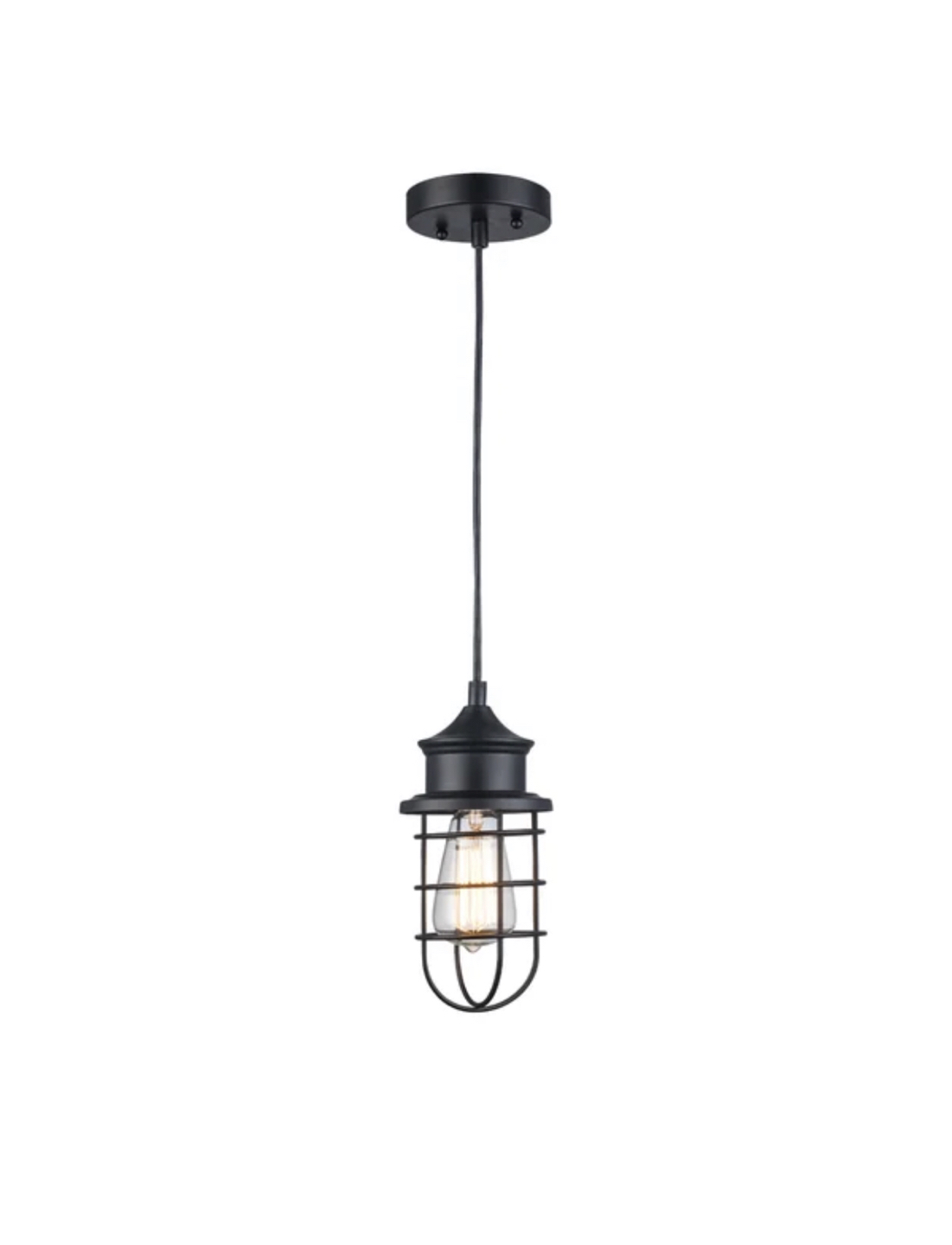 NEW Black Geometric Pendant Light (Reg.$102.99), 4 available