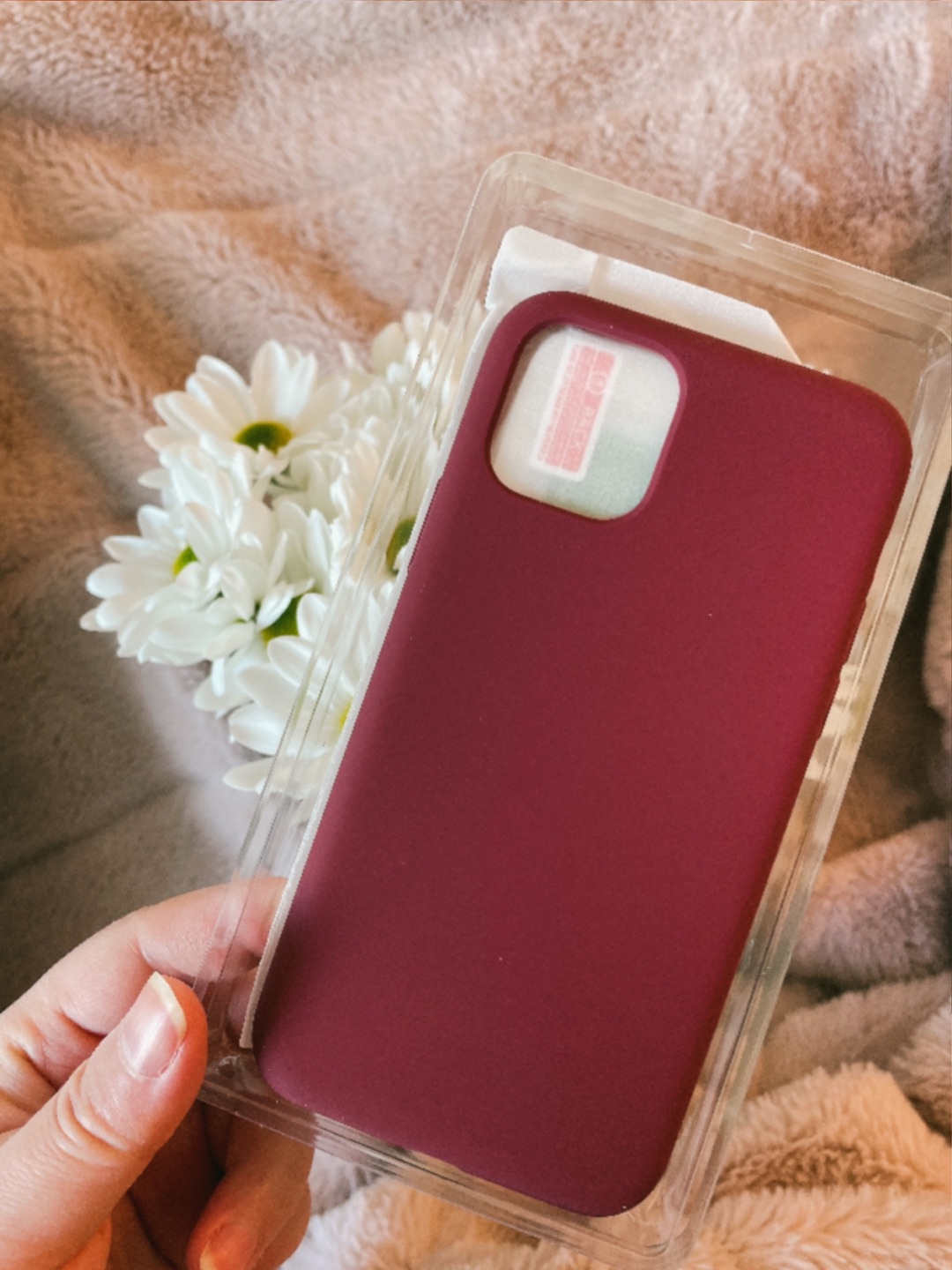 [NEW] iPhone 11 pro phone case (wine red🍷) thumbnail