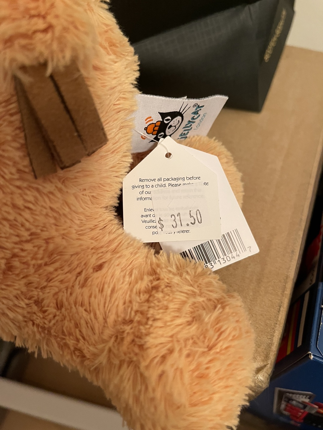 Jellycat baby plush- elephant and giraffe - photo 4