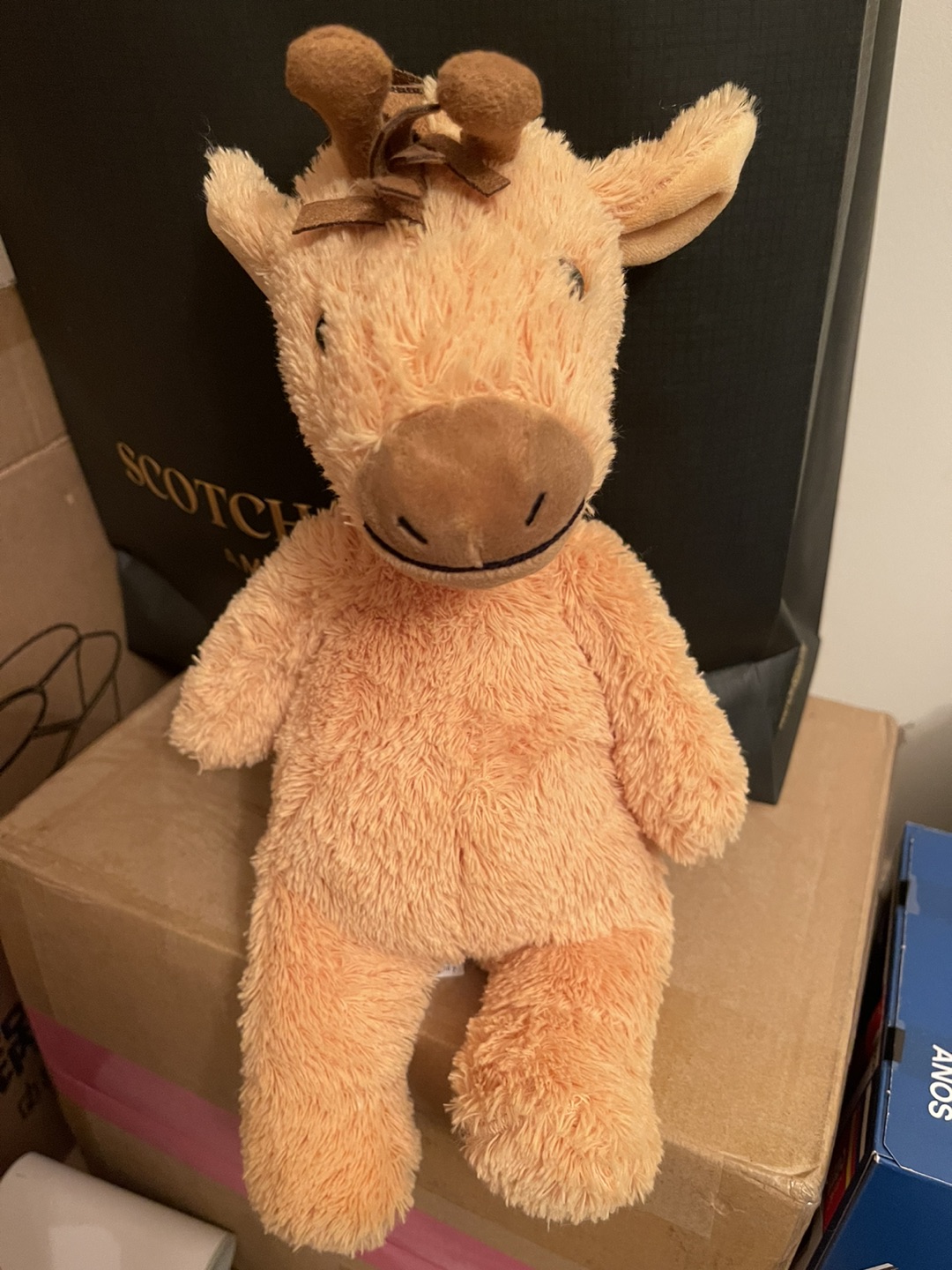 Jellycat baby plush- elephant and giraffe - photo 3