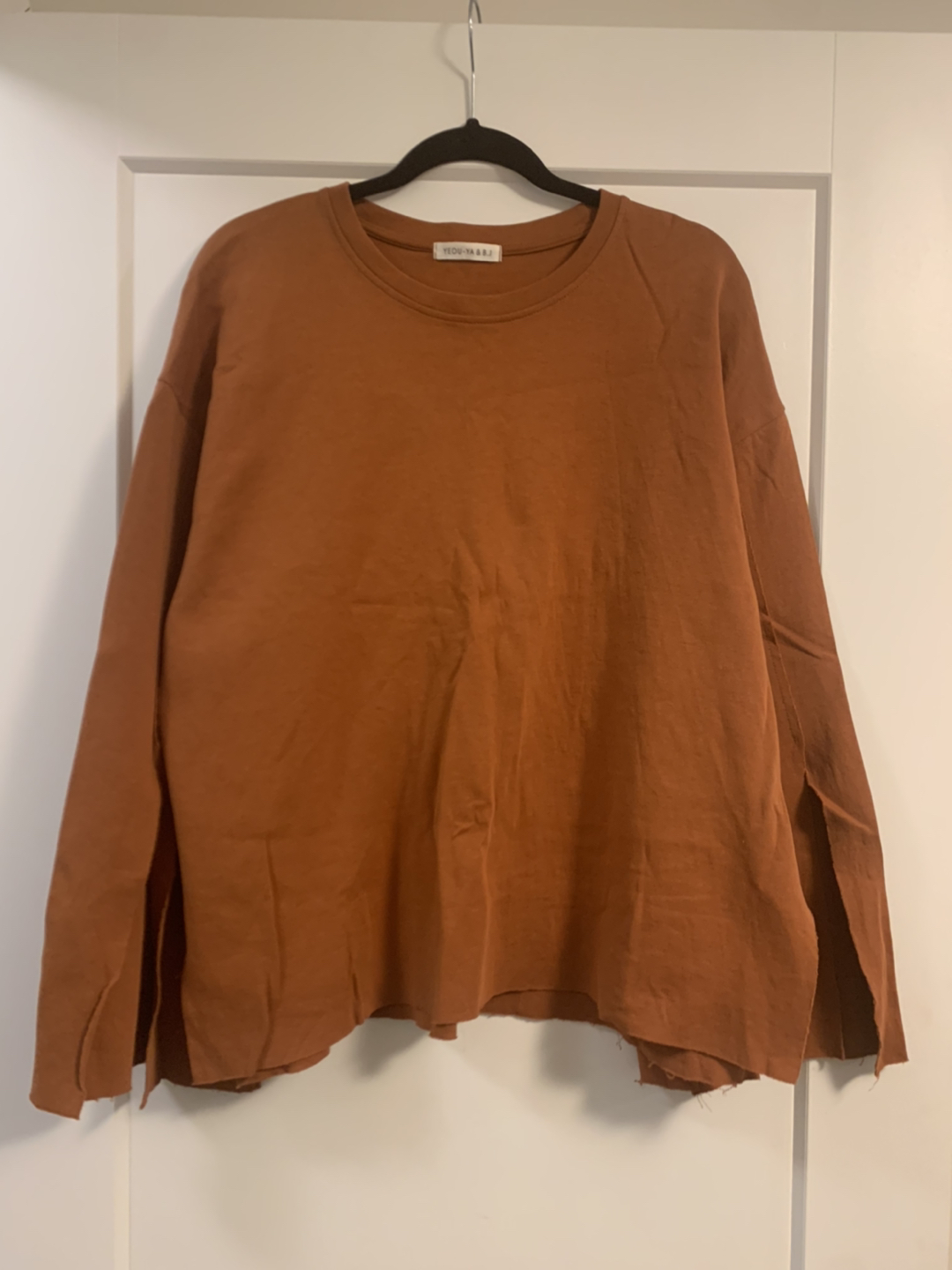 Orange brown top