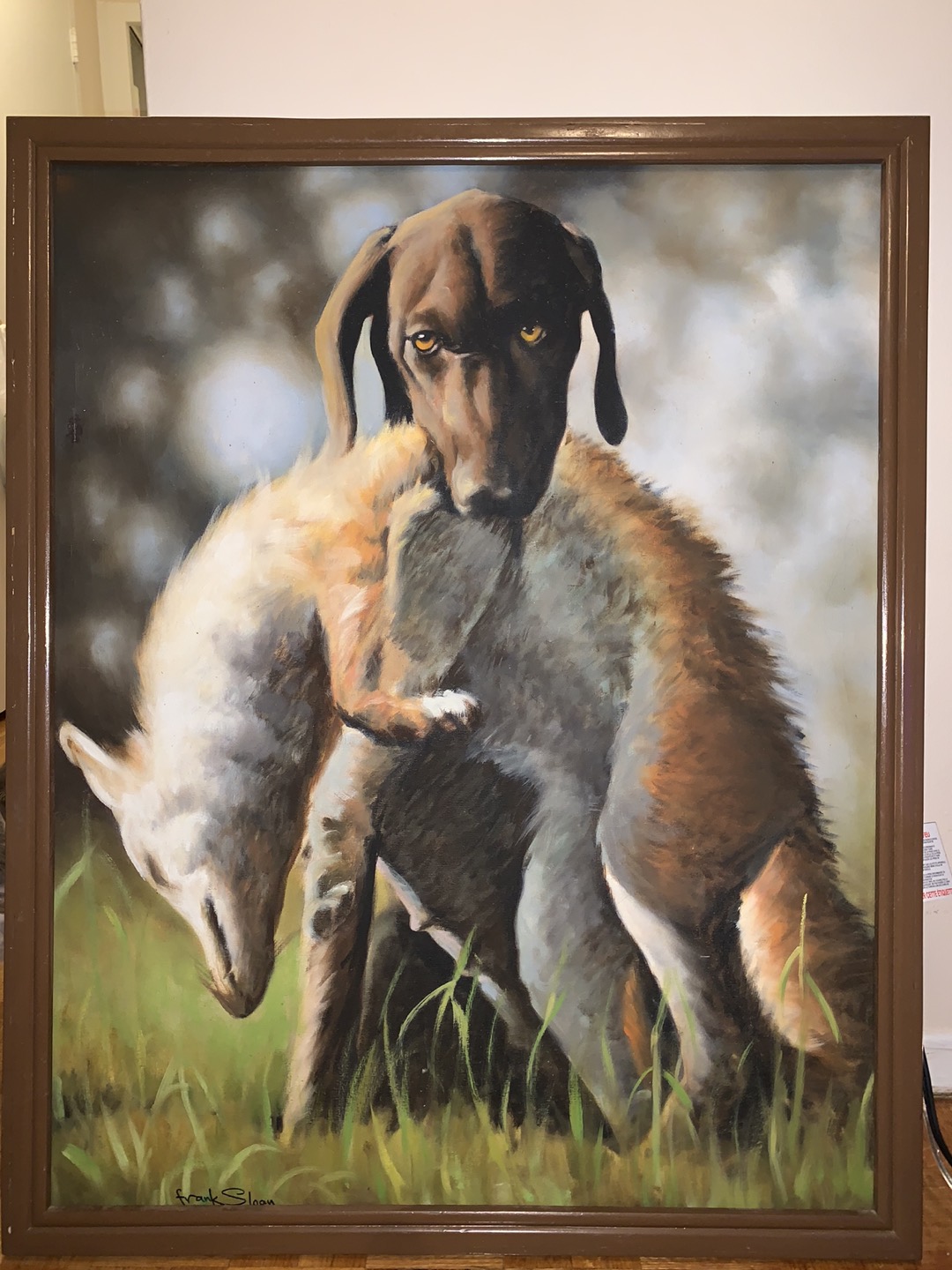 Hunting Dog Oil Painting Art image indicator(3)