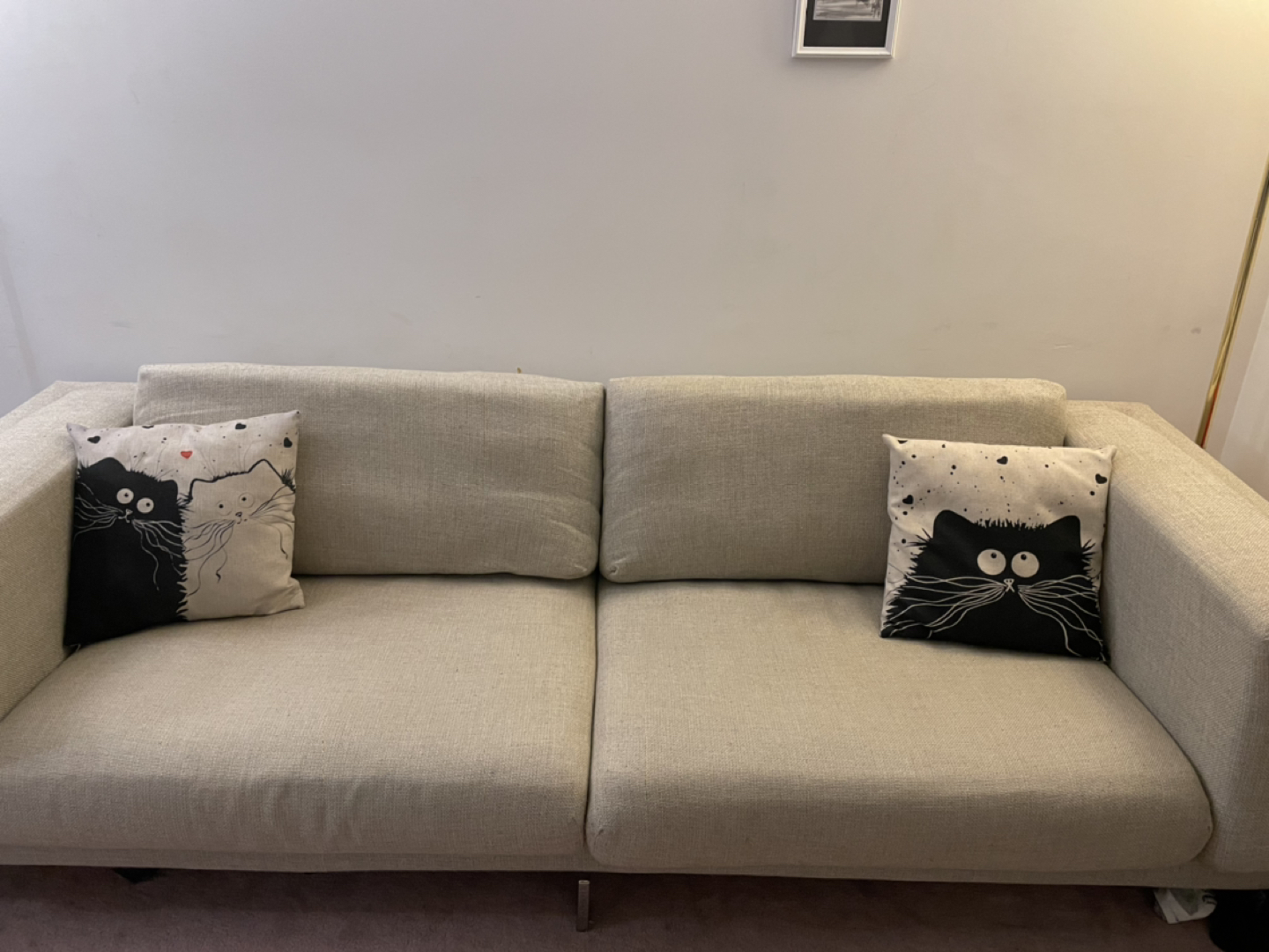 IKEA Nockeby beige sofa for sale - photo 3