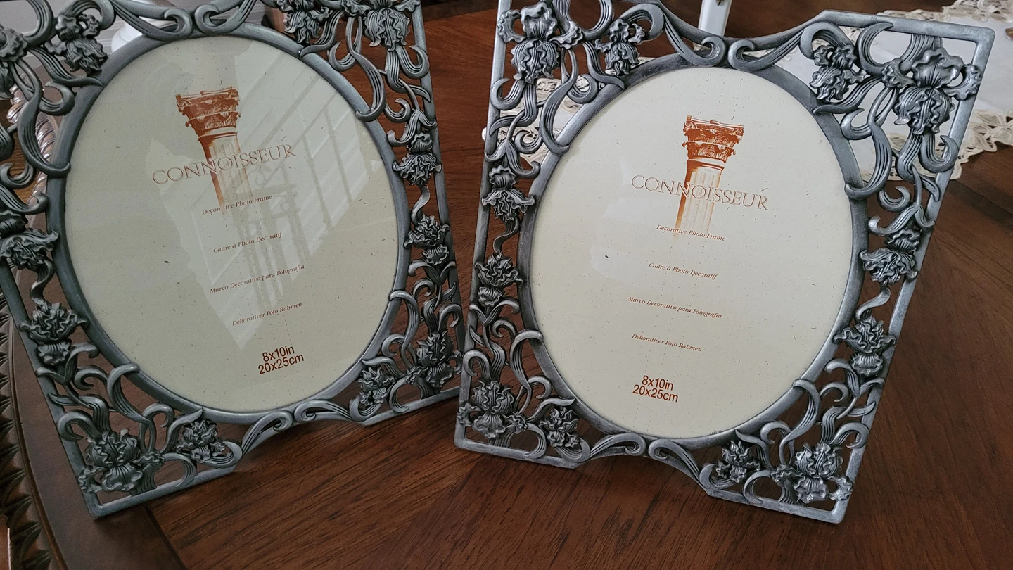 pewter picture frame