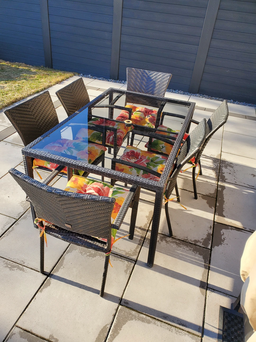 Outdoor 7-piece dining set