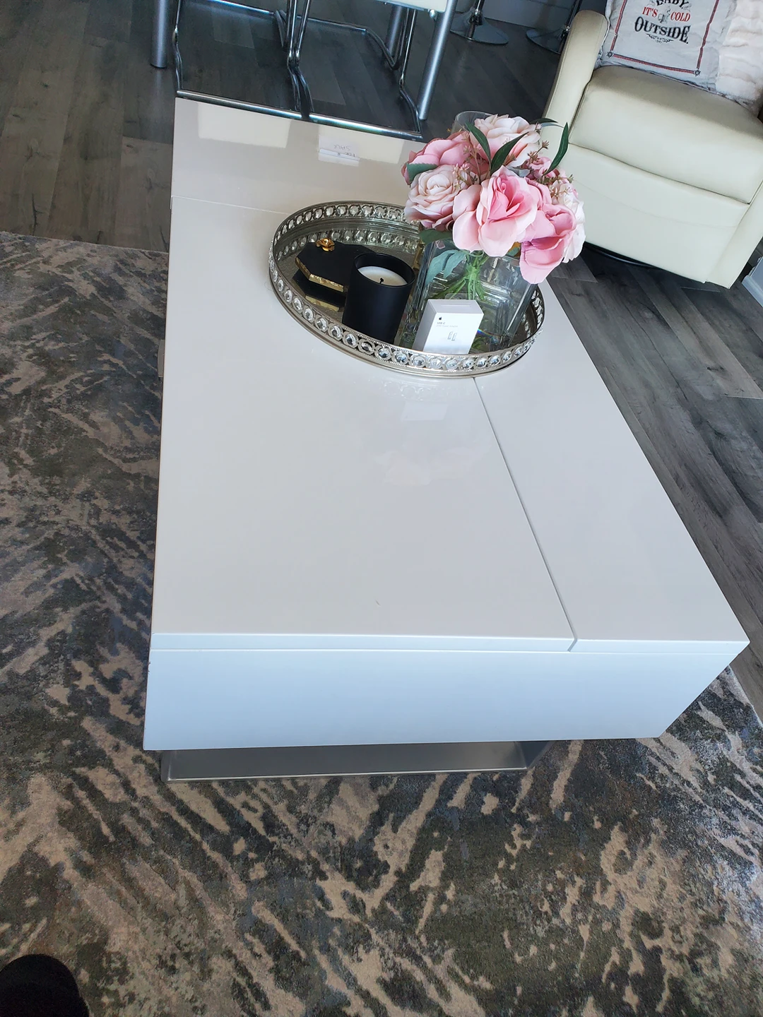 coffee table with hydraulic lift - photo 2