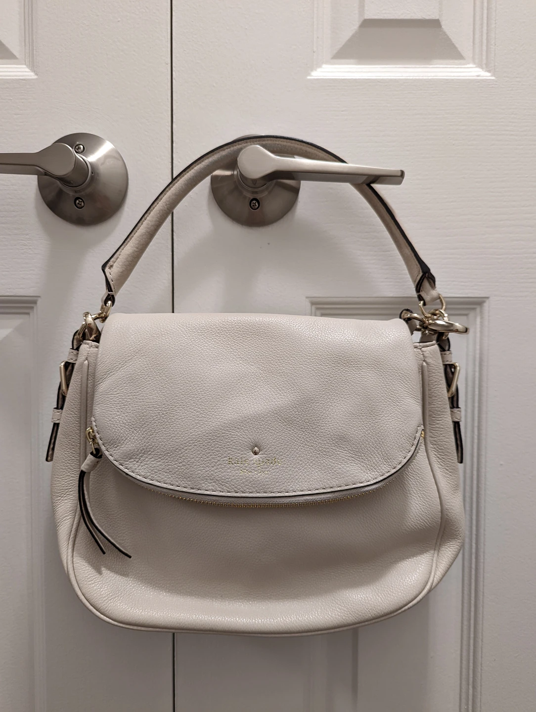 Kate Spade white purse thumbnail