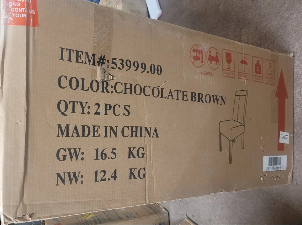 Brand NEW Dining Chairs (Set of 2) - In BOX!
