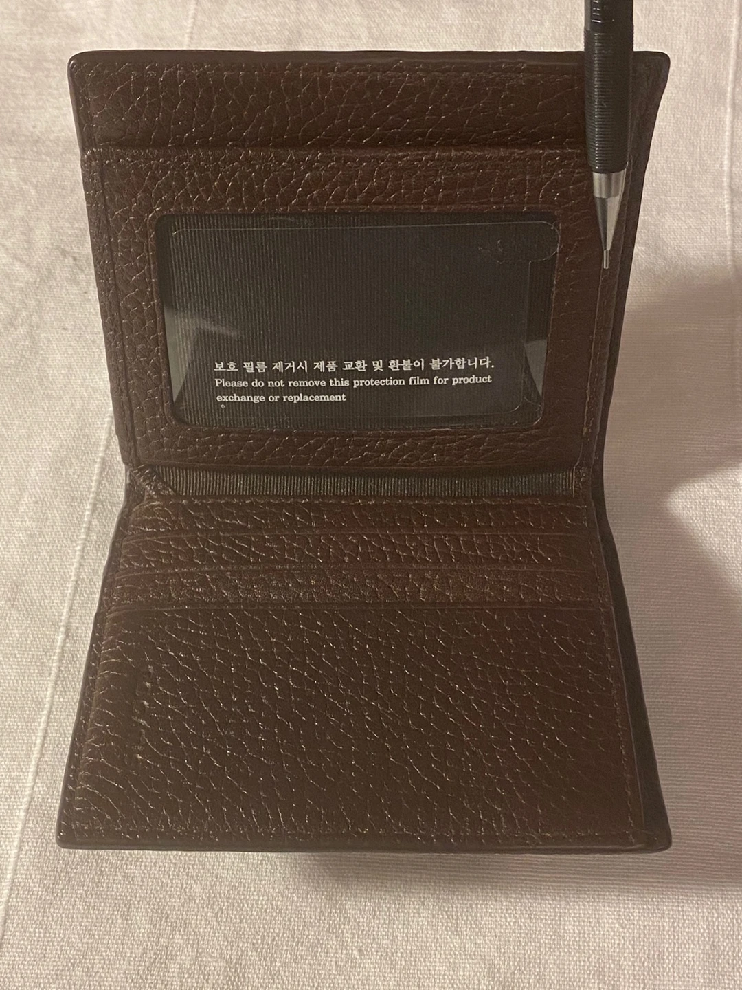 ROGATIS CLASSIC 로가디스 브라운 가죽 반지갑 image indicator(4)