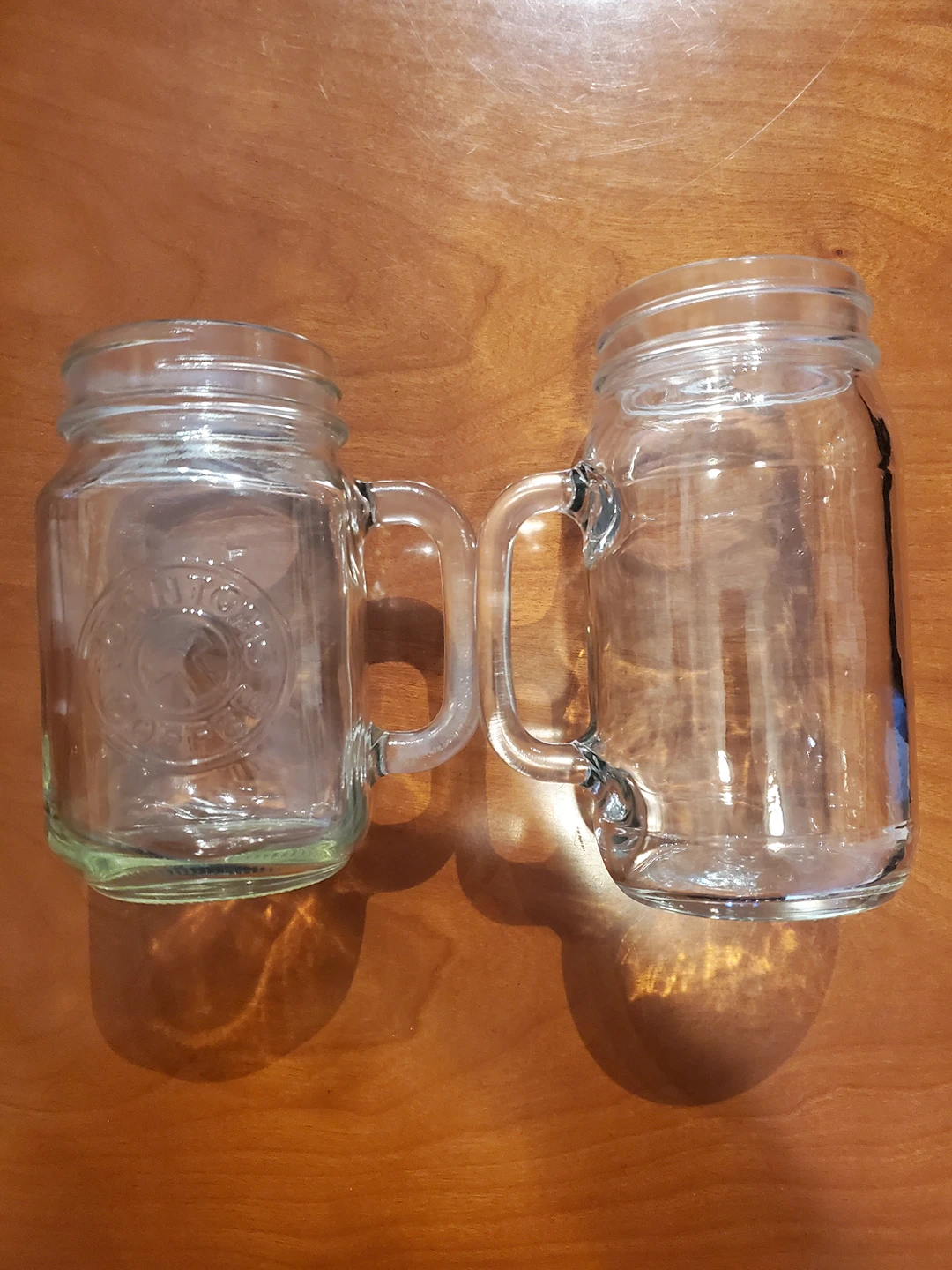 Clear Mason Mugs