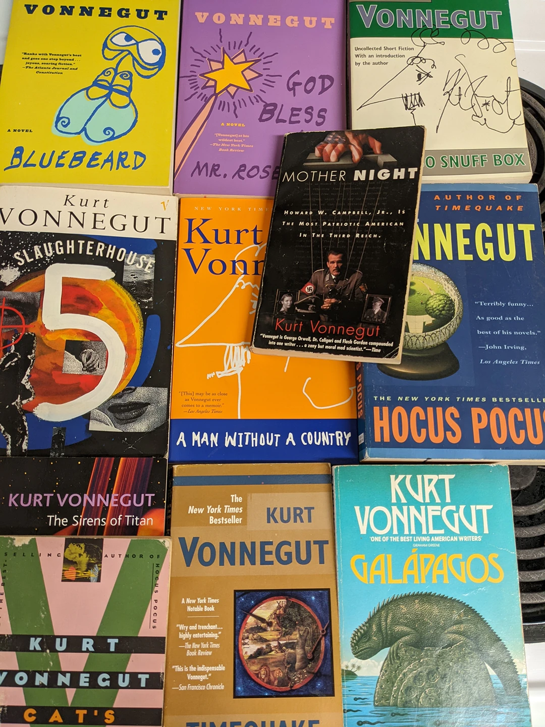 11 books by Kurt Vonnegut