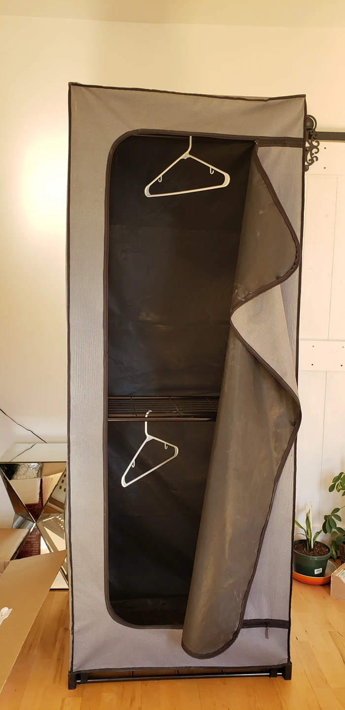 closet system (fabric & metal) moving sale - photo 2