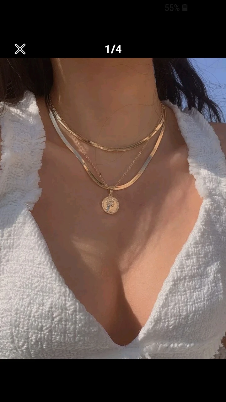 women layered necklace thumbnail