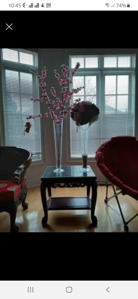Glass vase