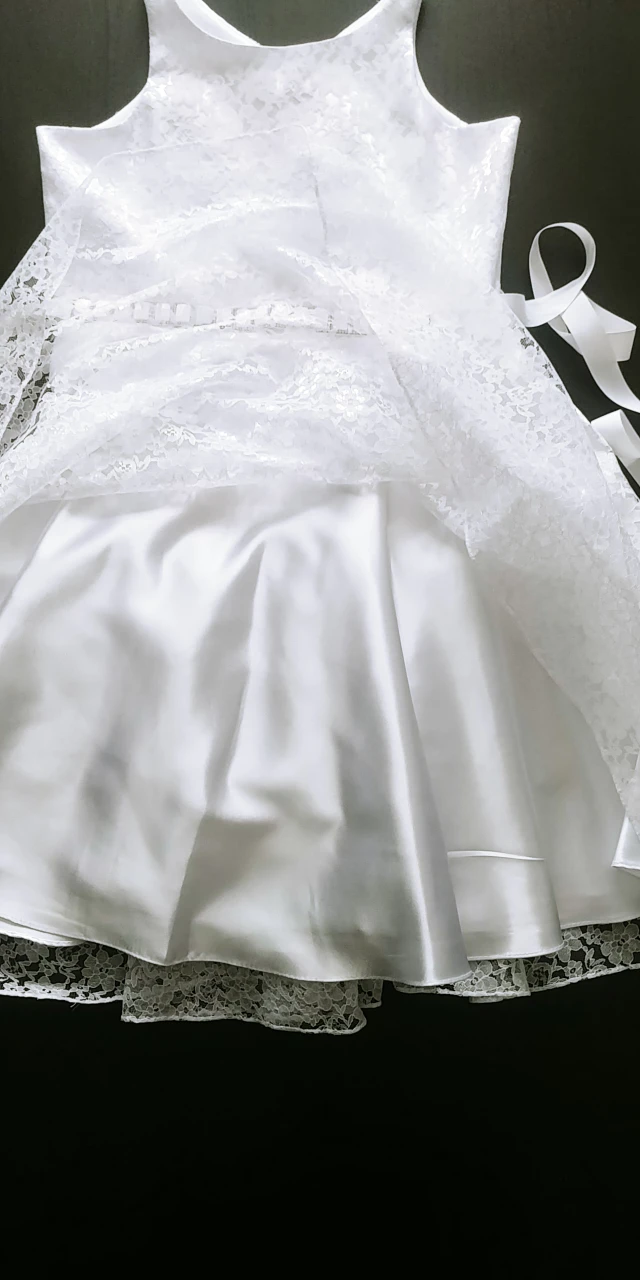 White Communion Dress. image indicator(2)