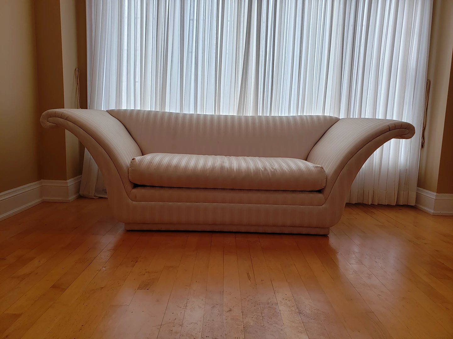 white 2 seater couch