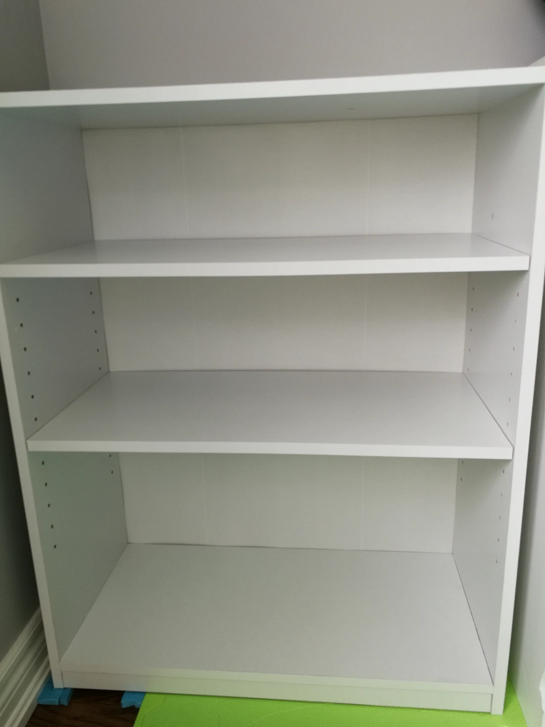 White Shelf (with pink fabric pull out boxes) thumbnail