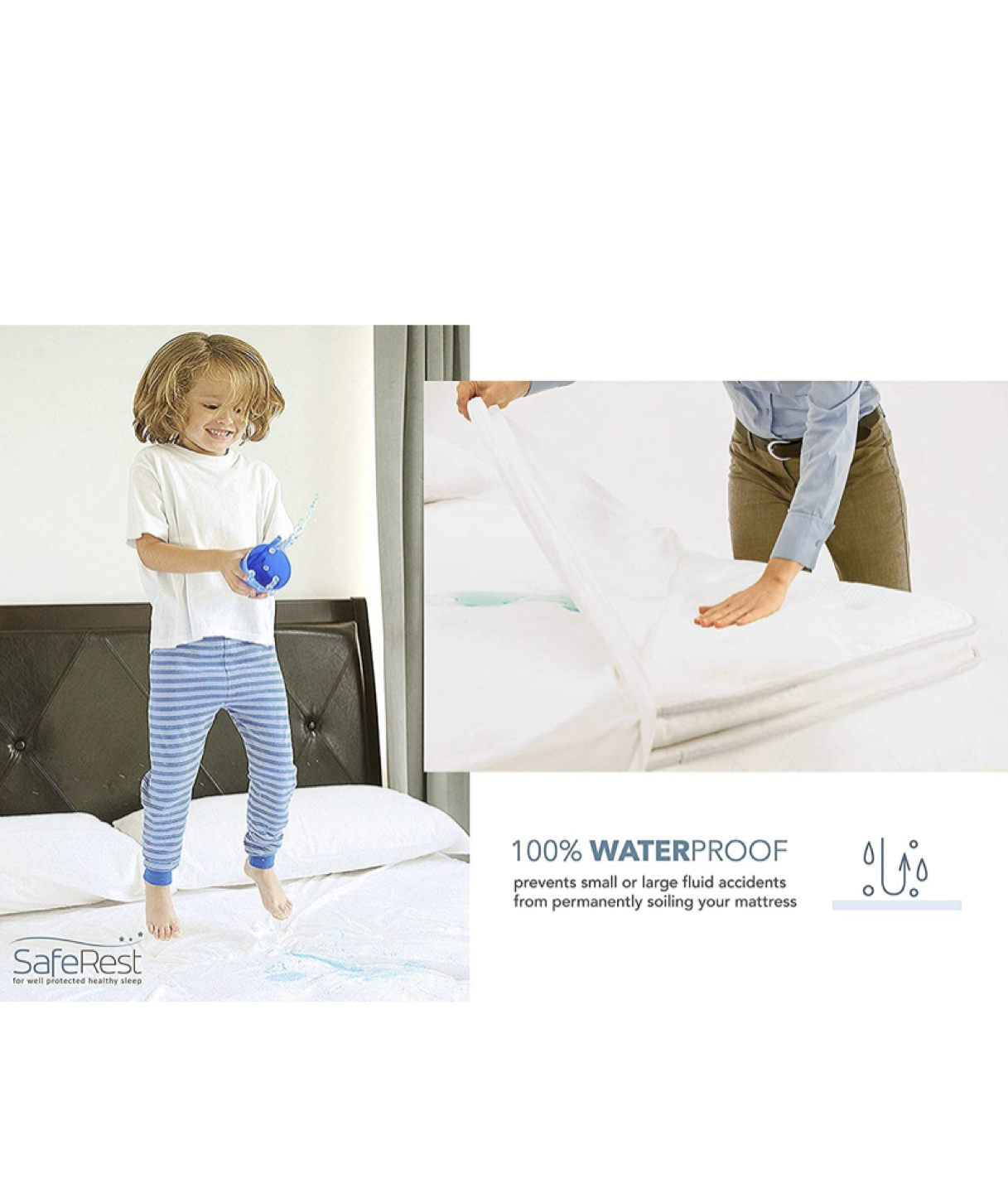 Double/Full size mattress protector image indicator(2)