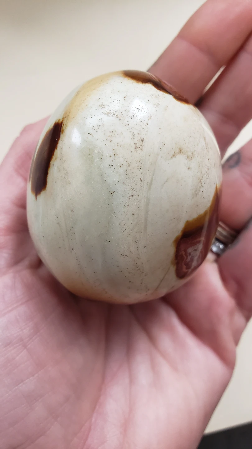 Mookalite Free form Large palm stone image indicator(7)