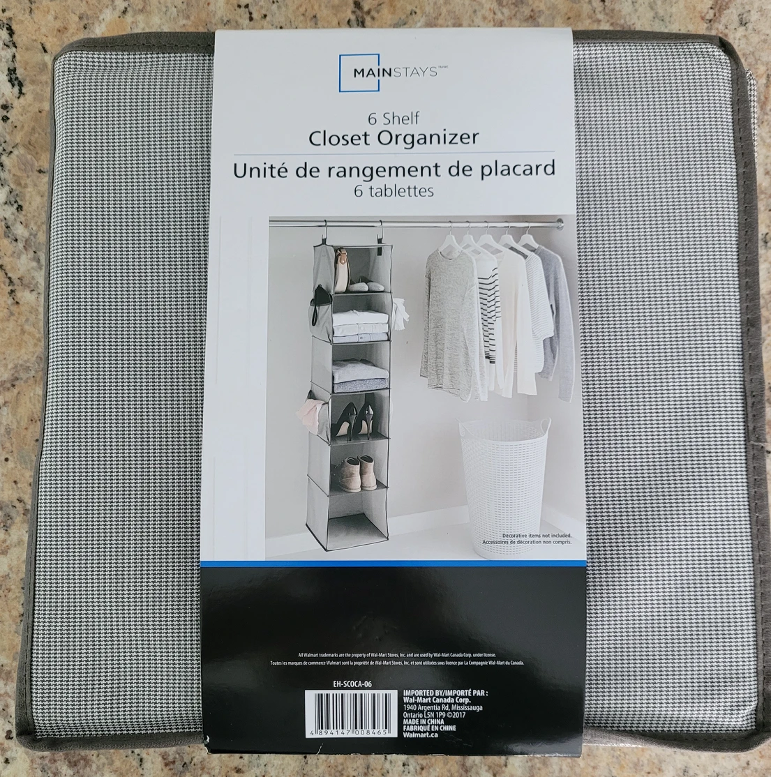 6 shelves closet organizer
