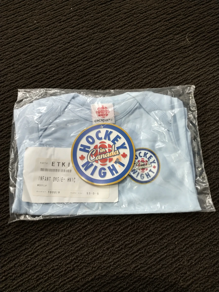 NWT Hockey Night in Canada Infant Onesie 12 Months thumbnail
