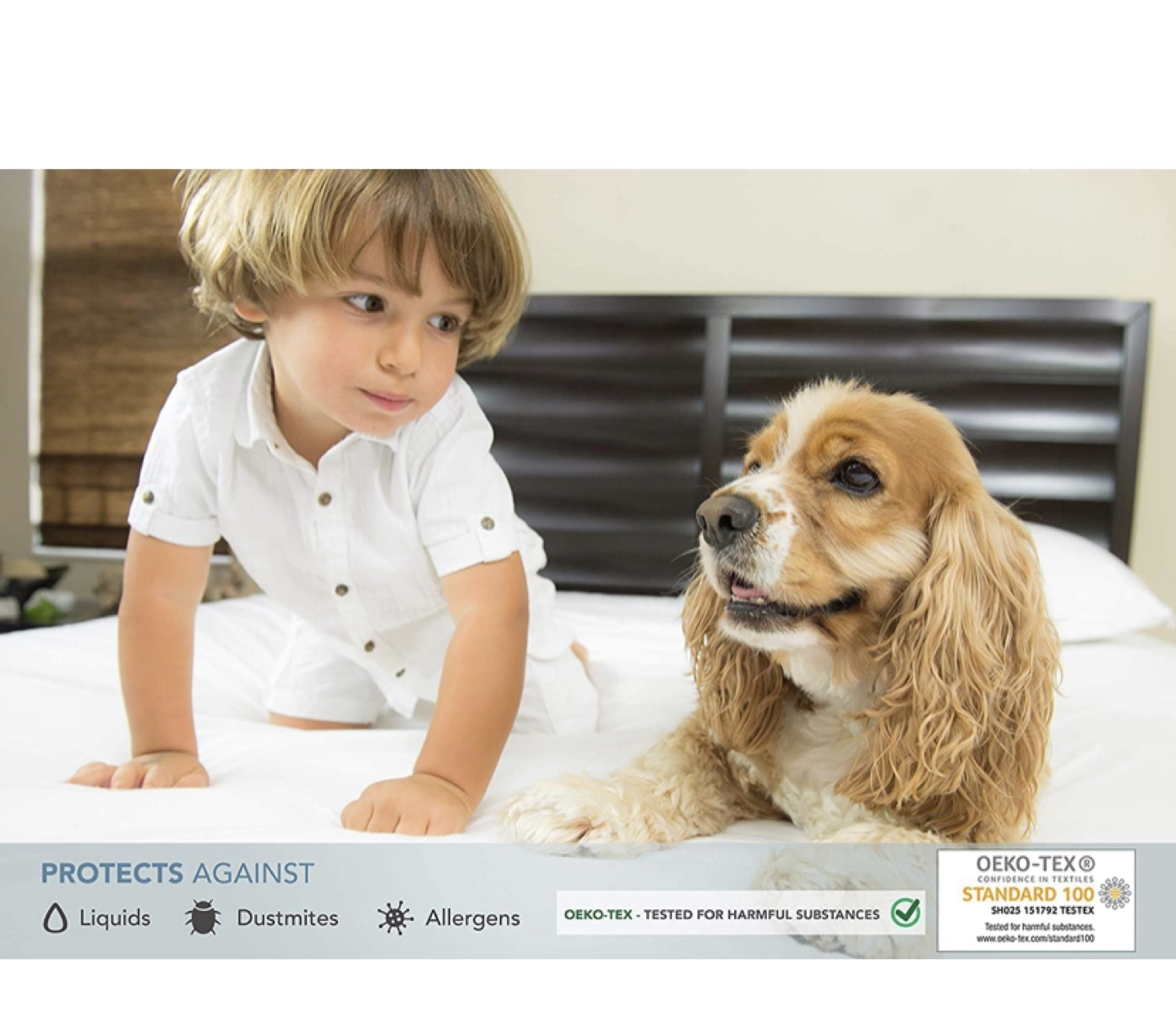 Double/Full size mattress protector image indicator(5)