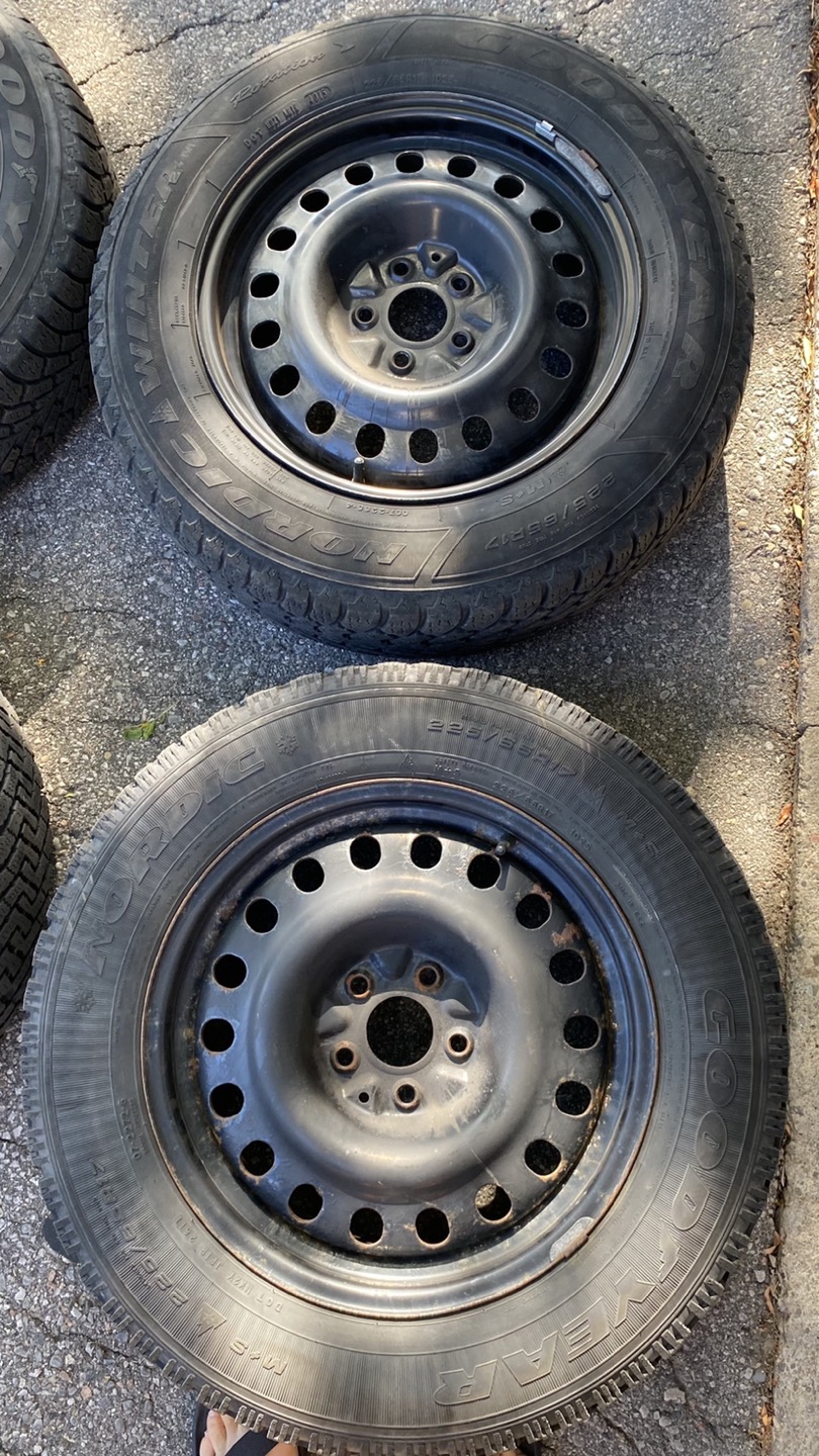 Winter tires + rims 225/65R 17 - photo 3