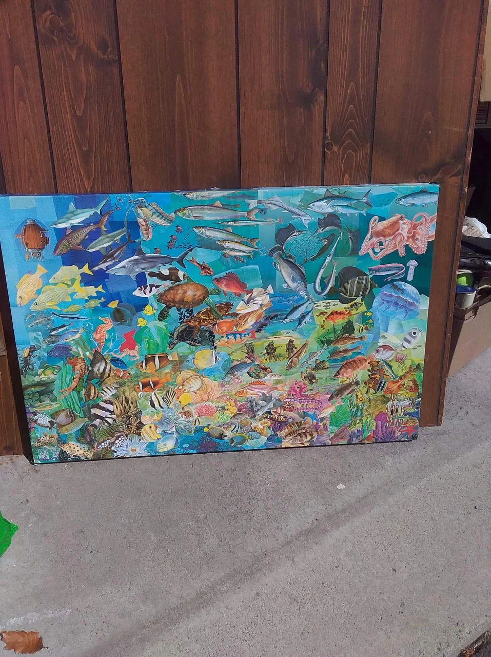 sea on canvas picture - photo 2