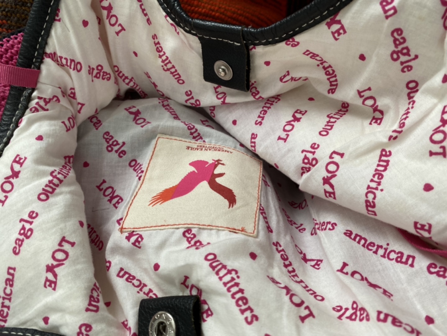 American Eagle crochet summer bag image indicator(3)