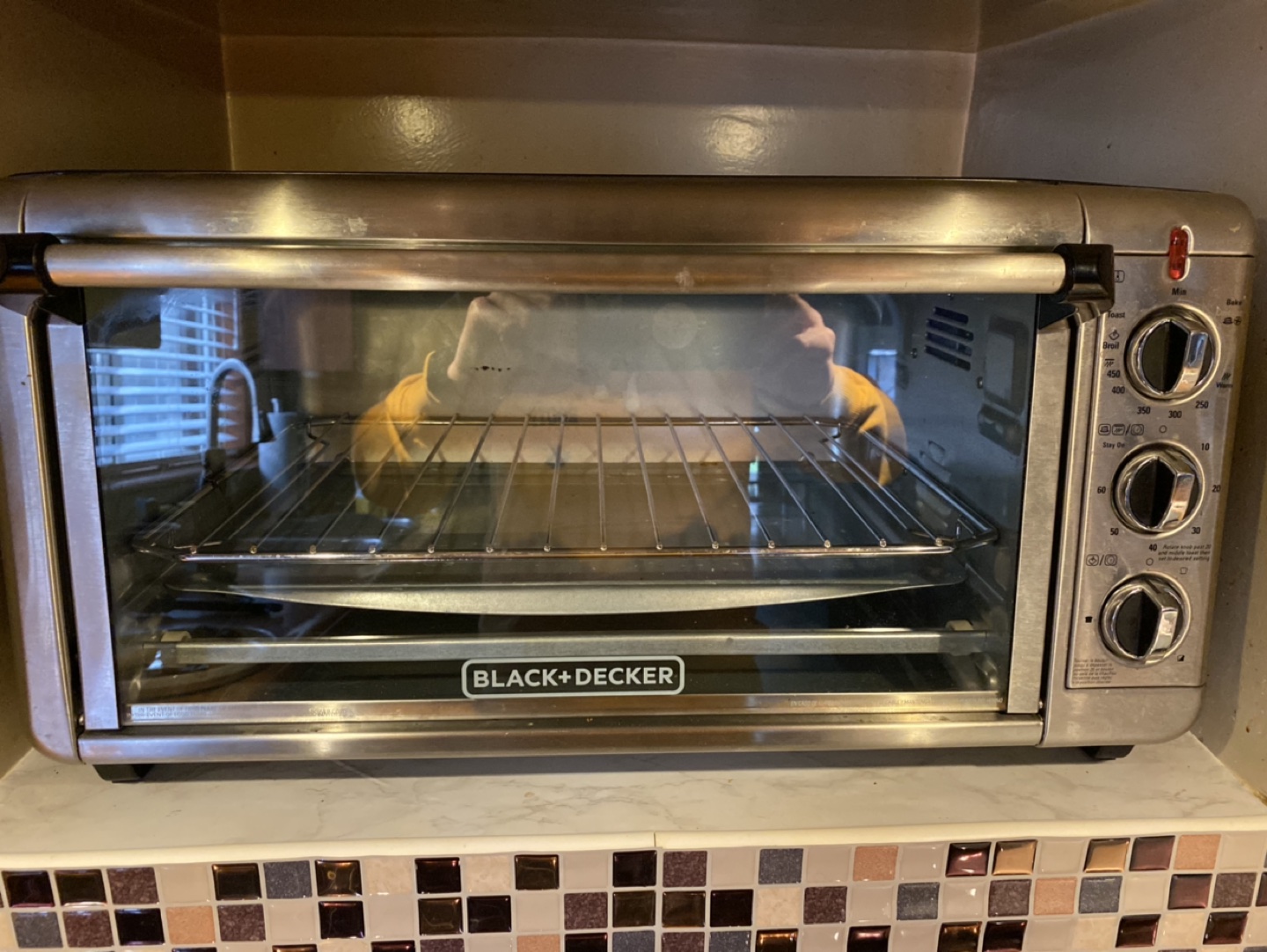 Stainless steel black & decker convection oven!